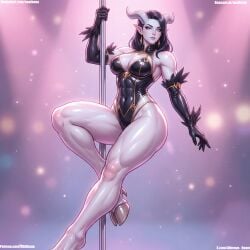 ai_assisted ai_generated alien_girl big_ass big_breasts big_butt draenei draenei_female draenei_paladin draenei_shaman hooved_fingers hooves monster monster_girl succubus succubus_horns succubus_tail thick_ass thick_legs thick_thighs tiefling tiefling_girl world_of_warcraft