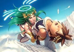 palutena from kid icarus by john doe