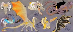 agistro_(wiltedboa) animal_genitalia claws digital_media_(artwork) dragon english_text erection feral genitals hi_res horn male model_sheet mythological_creature mythological_scalie mythology nude penis reptile scales scalie simple_background solo standing tail teeth text tongue wiltedboa wings
