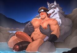 2boys abs ai_generated ai_slop anthro bara bara_tiddies bara_tits barazoku big_dick big_muscles big_pecs big_penis cock dick duo furry gay gay_male gay_sex giant_penis himbotiger huge_cock huge_dick huge_pecs human_on_anthro kemono lake large_pecs male/male muscle muscle_fetish muscles muscular muscular_male nature nature_background original_character original_characters outdoor_bathing outdoors pecs pectorals penis pond river yaoi