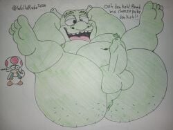 2024 2boys anus ass crossover drawing_on_paper dreamworks dreamworks_animation dreamworks_pictures english english_text green_body green_skin hi_res humanoid ludoroo male male_only mario_(series) mushroom mushroom_humanoid navel nintendo nipples non-human non-human_only ogre pacific_data_images shrek shrek_(film) shrek_(series) super_mario_bros. text toad_(mario) toony traditional_media_(artwork) wallarudo