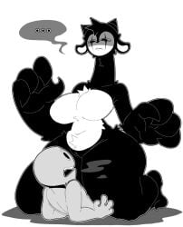 anthro goat_(candiedlooney) lunal3wd on_top_of_another vagina