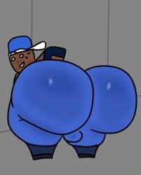 1boy ass ass_focus blue_pants bulge die_of_death_(roblox) roblox roblox_game tagme tagme_(artist) taunt_(die_of_death)