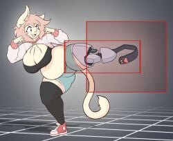 bbw big_breasts breasts broken_attack capri cleavage doxxyl female hitbox huge_breasts janky_ass_hitbox oversized_hitbox overweight tagme thick_thighs wide_hips