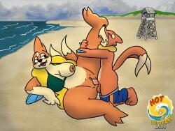 2026 2_tails 4:3 absurd_res ambiguous_gender anthro areola arm_fin background_character balls beach bikini bikini_top bikini_top_only bottomless breasts buizel circle_eyebrows clitoris clothed clothing cloud cute_fangs dipstick_tail duo_focus eliktroniq eyebrows eyes_closed eyewear eyewear_on_head fangs female female_anthro female_penetrated fin floatzel generation_1_pokemon generation_4_pokemon genitals gloves_(marking) group hi_res holding_leg humanoid_genitalia humanoid_penis larger_anthro larger_female lifeguard_tower male male/female male_penetrating male_penetrating_female markings multi_tail nintendo nipples one_fang orange_areola orange_nipples penetration penis pokemon pokemon_(species) public public_sex sex sex_on_the_beach signature size_difference smaller_anthro smaller_male spread_legs spreading sunglasses sunglasses_on_head swimming_trunks swimming_trunks_down swimwear tail tail_markings teeth topwear topwear_only trio two-piece_swimsuit vaginal vaginal_penetration vulva wartortle water wave wearing_sunglasses whisker_markings