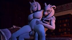 3d animated anthro areolae asriel_dreemurr balls body_markings bouncing_breasts breasts caprine detailed_background duo female female_on_top furry goat horns huge_breasts incest indoors male mammal mother mother_and_son navel nipples no_sound nude penis reverse_cowgirl_position riding ring sex smile son straight thick_thighs toriel torso_grab undertale vaginal_penetration video voluptuous wedding_ring white_fur wide_hips yamimarik1994