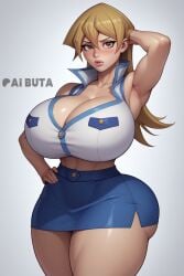 1girls ai_generated aibuta alexis_rhodes alternate_body_type alternate_breast_size alternate_costume athletic athletic_female big_ass big_breasts big_butt blonde_hair breasts breasts_bigger_than_head child_bearing_hips curvaceous curves curvy curvy_body curvy_female curvy_figure curvy_hips female female_only gigantic_ass gigantic_breasts hi_res high_resolution highres hips hips_wider_than_shoulders hourglass_figure huge_breasts massive_breasts massive_thighs shiny_skin skull_crushing_thighs solo solo_female solo_focus stable_diffusion thick_ass thick_thighs thighs voluptuous voluptuous_female wide_hips yu-gi-oh!