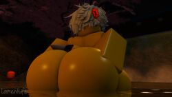 1boy 1femboy 1male 3d artist_name ass ass_focus bee bee_boy big_ass bottom_heavy_femboy bubble_ass bubble_butt butt_focus enormous_ass femboy huge_ass huge_butt lamentlife large_ass large_butt male massive_ass massive_butt nude nude_male roblox robloxian short_hair thicc_thighs thick_thighs watermark white_hair yellow_skin