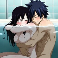 ai_generated black_hair couple fairy_tail gray_fullbuster ultear_milkovich