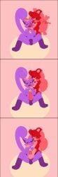 anthro anthro_on_anthro anthro_only bear bobby_bearhug catnap catnap_(poppy_playtime) critters_(poppy_playtime) domestic_cat feline female furronetaartist furry_only no_humans pink_belly poppy_playtime poppy_playtime_(chapter_3) purple_fur purple_skin red_body red_fur red_skin sex smiling_critters tagme