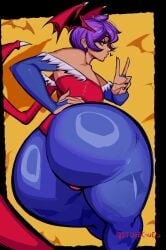 ass_focus big_ass clothed_female darkstalkers lilith_aensland