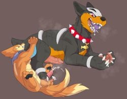 anal bodily_fluids buizel butt_sniffing claws collar collar_tag disgust drooling duo ejaculation feet feral foot_fetish foot_play footjob generation_1_pokemon generation_2_pokemon generation_4_pokemon genitals grimace hindpaw houndour junk_(junkhoundour) kockroach male male/male musk musk_clouds nintendo oral oral_vore paws penis pokemon pokemon_(species) rattata rimming saliva sex sniffing soggy_(soggybuizel) spiked_collar spikes sweat sweating_profusely toe_claws vore