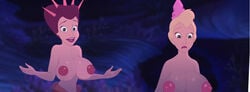 2girls andrina areolae ariel's_sisters attina bedaxe breasts disney edit erect_nipples female female_only female_with_female huge_breasts large_areolae large_nipples nipples screenshot screenshot_edit sisters the_little_mermaid the_little_mermaid_iii:_ariel's_beginning topless