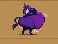 big_ass big_breasts blueberry_inflation breasts bubble_butt female furry huge_ass huge_breasts inflation pseudoregalia smokey_blokey sybil_(pseudoregalia) tagme