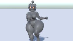 3d 3d_animation anthro big_breasts bowing_down breasts cute dance dancing female marshadow mythical_pokemon pokemon pokemon_(species) tagme video
