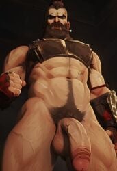 ai_generated angry arcane bara beard big_muscles big_penis big_thighs brown_hair chest_hair close_up facial_hair flaccid gay hairy hairy_armpits hairy_balls hairy_chest hairy_male hairy_penis kneeling league_of_legends low-angle_view male male/male masculine masculine_male massive_penis massive_thighs mature_male moustache muscular muscular_male noxian_soldier penis pubic_hair rictus_(arcane) rictus_(league_of_legends) sexy_armpits side_view solo thick_penis thick_thighs uncensored veiny_penis