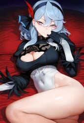 1girls ai_generated big_ass big_breasts female huge_ass huge_breasts kaikoi light-skinned_female nier:_automata nier_(series) wide_hips yorha_2b_(cosplay)