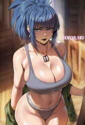 leona heidern from king of fighters by hentailand