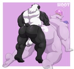 2boys absurd_res all_fours anal anal_sex anthro ass balls bear big_butt bodily_fluids boo_(mario) crown crown_only cum cum_in_ass cum_inside cumshot cumshot_in_ass dg254 doggy_style duo ejaculation fur furry furry_male gay gay_sex genital_fluids genitals ghost ghost_sex giant_panda headgear headgear_only hi_res humanoid humanoid_male humanoid_on_anthro interspecies king king_boo larger_male looking_at_another luigi's_mansion male male/male mammal mario_(series) muscles muscular muscular_anthro muscular_male nintendo nude penetration penis penis_in_anus royalty sex size_difference small_dom_big_sub smaller_male spirit stiban_(character) tongue tongue_out translucent translucent_body white_body