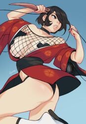 kurenai (red ninja) from red ninja by djcomps