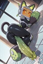 1futa ai ai_generated alien alien_futa anthro barbed_penis big_penis blush bodily_fluids clothing domestic_cat erection eyebrows eyelashes felid feline felis full_body_suit futa_only futanari genitals green_clothing hi_res huge_cock hyper hyper_genitalia hyper_penis intersex machine oban_star-racers object_head para-dice penis pupils robot screen screen_face screen_head slit_pupils solo solo_futa spiked_penis television television_screen tv tv_face tv_head tv_screen tv_woman tvwoman vein veiny_penis white_fur wide_hips yellow_sclera