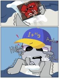 algebralien battle_for_dream_island battle_for_dream_island_again bfb bfdi bfdia cum cumshot fifteen_(bfb) masturbating_to_photo object_shows penile_masturbation penis pillow_humping pussy stroking_penis zero_(bfdi)