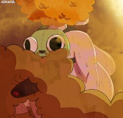 ass ass_cheeks backpack big_ass big_breasts big_cock big_dick big_eyes big_penis boobs breasts brown_fart brown_fart_cloud butt butt_cheeks casual_exposure casual_nudity fart fart_cloud fart_fetish farting farts female gir_(invader_zim) goat huge_ass huge_breasts huge_cock huge_dick invader_zim kohsakor male musk musky naked nude original_character penis sideboob smelling stinking stomach sweat sweatdrop sweating sweaty