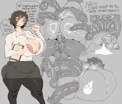 alternate_breast_size big_penis breadcatta breasts cum cum_in_pussy cumming double_penetration double_vaginal employee employee_uniform female gangbang group group_sex male orgy penis poorly_tagged pussy source_request text