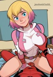 ai_generated deadpool female gwenpool gwenpool_(series) jeanbombila666 marvel marvel_comics