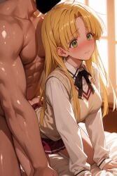 1boy 1girls ai_generated asia_argento ass beautiful beauty bed blush breasts cheeks cute doggy doggy_style duo embarrassed embarrassed_female enjoying female from_behind from_behind_position girl girly grabbing grabbing_from_behind groping high_school_dxd human innocent kneeling kneling_on_bed light-skinned_female light-skinned_male long_hair love maellepetite male muscular muscular_male naked nude nude_female pose pussy sex_from_behind sex_on_bed shy vagina vaginal_penetration vaginal_sex