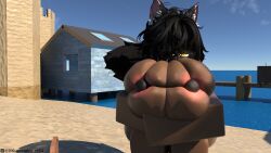 kurocat from roblox by iikuroneko