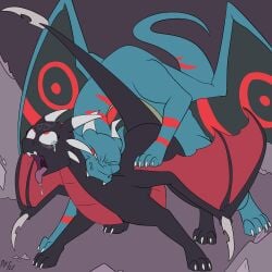 2019 2_horns activision ambiguous_penetration back_wings bite black_body blade bodily_fluids cave cheek_spikes claws countershade_torso countershading cynder dragon dragoviir duo european_mythology eye_roll facial_spikes female female_penetrated feral feral_on_feral from_behind_position fuf grey_body hi_res horn inside larger_male looking_at_another looking_at_partner looking_pleasured male male/female male_penetrating male_penetrating_female membrane_(anatomy) membranous_wings mounting multicolored_body mythological_creature mythological_scalie mythology neck_bite penetration penile penile_penetration penis quadruped red_body red_countershading red_eyes scalie sex size_difference smaller_female spikes spikes_(anatomy) spyro_the_dragon standing tail tail_blade tan_body tan_countershading tears tongue tongue_out two_tone_body weapon_tail western_dragon wings