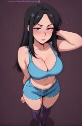 2d ai_generated animated animated cartoon cartoonish cartoony looking_at_viewer needmymommy park_kyung_hye solo_leveling video western_art