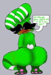 ass ass_focus chaoticdream critters_(poppy_playtime) easter easter_egg female female_only hoppy_hopscotch hoppy_hopscotch_(poppy_playtime) poppy_playtime poppy_playtime_(chapter_3) smiling_critters