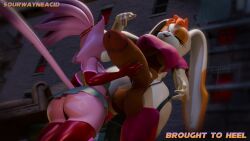 1futa 1girls 3d alleyway animated ass_focus balls ballsack big_ass big_breasts bimbo bimbo_body blaze_the_cat breasts dick feline female femdom furry futa_on_female futanari giant_penis handjob intersex lace lipstick masturbation penis purple_body rabbit red_eyes shaking size_difference skirt smack sonic_(series) sonic_the_hedgehog_(series) sound sound_warning sourwayne stockings tagme tail vanilla_the_rabbit video yellow_eyes
