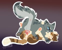 11oaksfall11 amber_eyes angry angry_sex ashfur_(thunderclan) bite blue_eyes blush bodily_fluids brown_body brown_fur claws clenched_teeth cum cum_in_vagina cum_inside domestic_cat dominant dominant_feral dominant_male duo ejaculation feet felid feline felis female female_on_bottom female_penetrated feral feral_dominating_feral feral_on_feral feral_penetrated feral_penetrating feral_penetrating_feral fur genital_fluids genitals grey_body grey_fur grey_paws hi_res hindpaw leafpool_(warriors) male male/female male_on_top male_penetrating male_penetrating_female mammal on_bottom on_top open_mouth orgasm pale_body pale_fur pale_paws paws penetration penile_spines penis pinned pinned_to_ground pussy scruff_bite sex submissive submissive_female submissive_feral tabby_cat tabby_fur teeth vaginal_penetration warriors_(book_series) white_claws