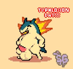 2025 ^_^ animated balls big_balls biped bipedal_feral closed_eyes closed_smile digital_media_(artwork) feral feral_focus feral_only generation_2_pokemon genitals hands_on_hips loop male male_only mouth_closed nintendo penis pink_penis pixel_(artwork) pixel_animation pokemon pokemon_(species) presenting presenting_balls presenting_penis shadow simple_background sludgegutss smile solo solo_male tapering_penis text typhlosion typhlosion_day watermark