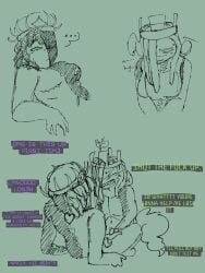 1x1x1x1 1x1x1x1_(forsaken) angry comedy first_time forsaken forsaken_(roblox) luvrrbee missionary_position noli noli_(forsaken) roblox teasing text virgin whimpering