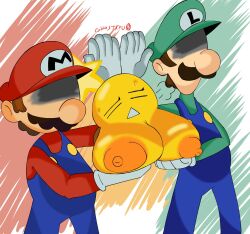 luigi from mario (series) by ghostkyu