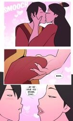 1female 1girls age_difference avatar_the_last_airbender blush blush_lines blushing boner bulge comic comic_page crown_braid dialogue dirty_talk eyelashes eyes_closed female golden_eyes hairbun heart hearts imminent_sex incest jopuari king kiss kissing lipstick male mature mature_female milf mother_and_son nail_polish nightgown passionate passionate_kiss prince queen robe royal royalty saliva saliva_string saliva_trail sharp_fingernails solo_female tagme tease teasing ursa_(avatar) zuko