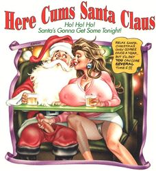 1boy 1girls christmas female otis_sweat santa_claus tagme