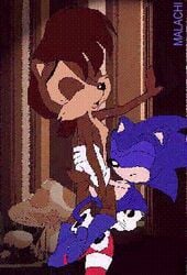 animated anthro archie_comics blue_fur female female_on_top furry gif hedgehog low_res malachi male mammal mobian_(species) sally_acorn sega sex sonic_(series) sonic_satam sonic_the_hedgehog sonic_the_hedgehog_(archie) sonic_the_hedgehog_(comics) sonic_the_hedgehog_(series) straight straight_hair