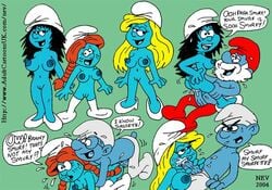 2004 brainy_smurf female male nev papa_smurf sassette smurf smurfette straight the_smurfs