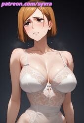 ai_generated big_ass big_breasts jujutsu_kaisen kugisaki_nobara lingerie nobara_kugisaki ryuuziken01