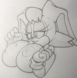 vanilla the rabbit from sega by fullmetalsketch