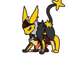 2017 2boys alternate_color anal anal_sex animated bandana canine deadxqueen eeveelution furry gay houndour hybrid interspecies jolteon larger_male long_tail loop luxray male male_only mammal nintendo original_character penetration penis pokémon_(species) pokemon pokemon_(species) sex size_difference spikes tongue tongue_out video_games yaoi