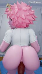 3d black_eyes boku_no_hero_academia cybrokrimson mina_ashido my_hero_academia pink_body pink_hair