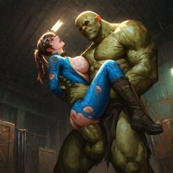 super mutant from fallout by tacocatbox