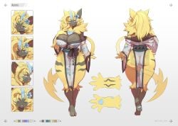 aurora_(nbanoob) big_ass big_breasts breasts bubble_butt female feretto_chan furry huge_ass pokémon_(species) pokemon thick_thighs wide_hips zeraora