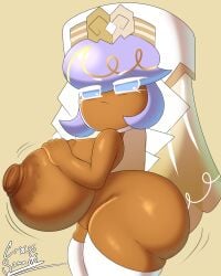 1girls 2022 angry angry_face anthro ass big_breasts big_butt blue_hair breasts brown_body brown_skin cookie_run cookie_run_kingdom cross_samax duplicate female looking_at_viewer mocha_draws naked naked_female pastry_cookie repost solo solo_female voluptuous voluptuous_female